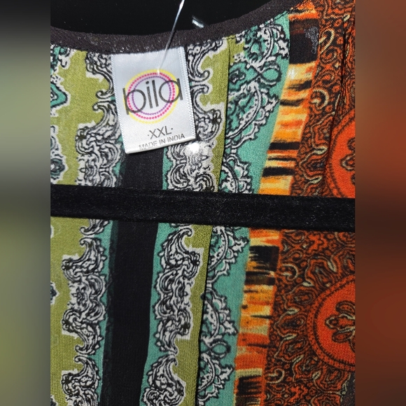 Bila Vibrant Bohemian Women's Blouse - Picture 3 of 3